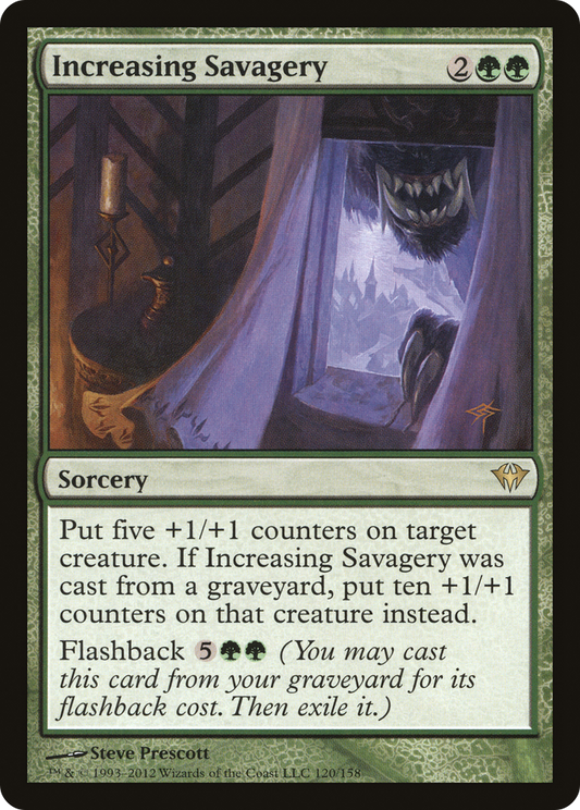 Increasing Savagery (DKA-120) (Foil)