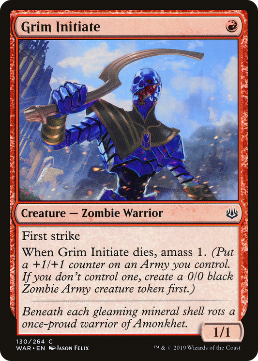 Grim Initiate (WAR-130) (Foil)