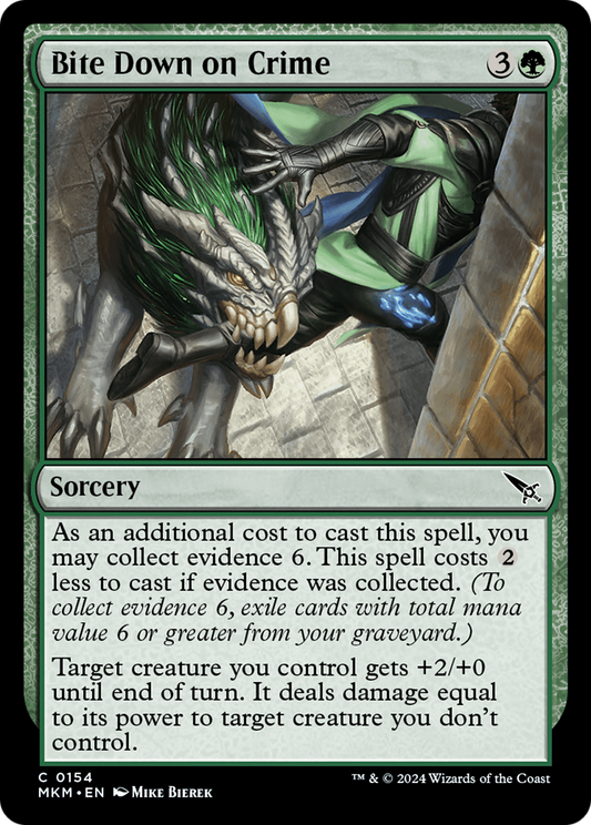 Bite Down on Crime (MKM-154) (Foil)