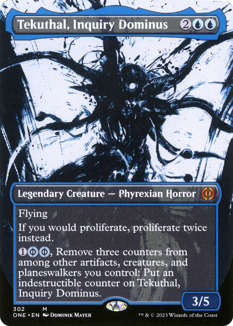 Tekuthal, Inquiry Dominus (ONE-302) (Showcase) (Borderless) (Foil)