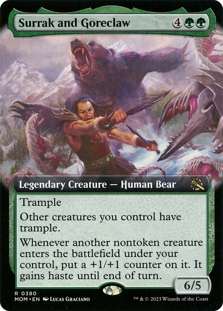 Surrak and Goreclaw (MOM-380) (Extended Art)