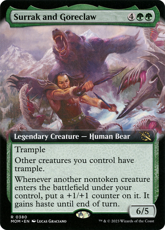 Surrak and Goreclaw (MOM-380) (Extended Art)