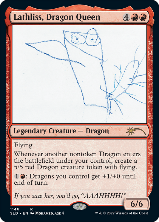Lathliss, Dragon Queen (SLD-1146) (Foil)