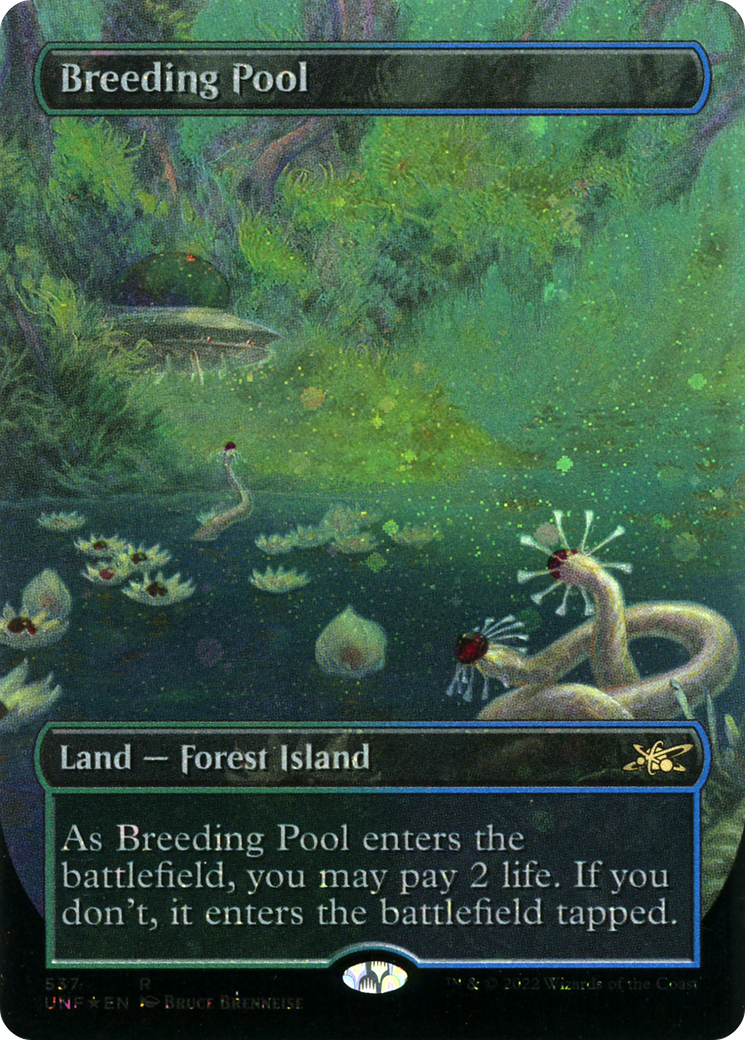 Breeding Pool (UNF-537) (Borderless) (Galaxy Foil)