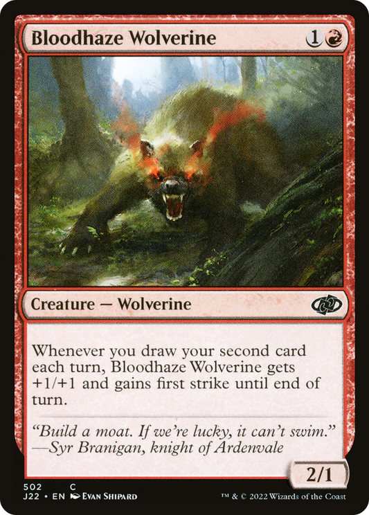 Bloodhaze Wolverine (J22-502)