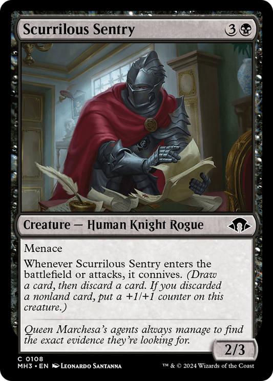 Scurrilous Sentry (MH3-108) (Foil)