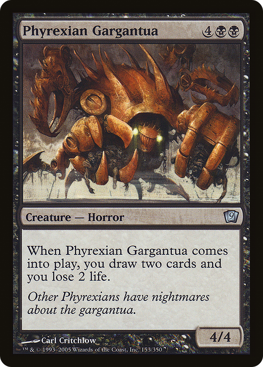 Phyrexian Gargantua (9ED-153★) (Foil)