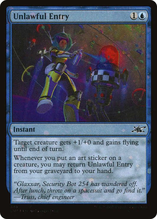 Unlawful Entry (UNF-348) (Galaxy Foil)