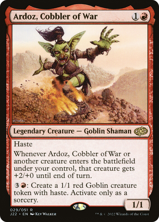 Ardoz, Cobbler of War (J22-029)