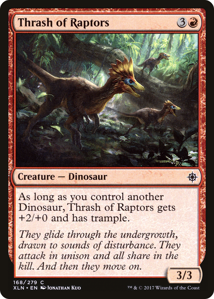 Thrash of Raptors (XLN-168) (Foil)