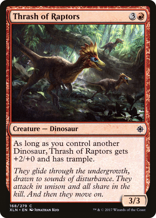 Thrash of Raptors (XLN-168) (Foil)