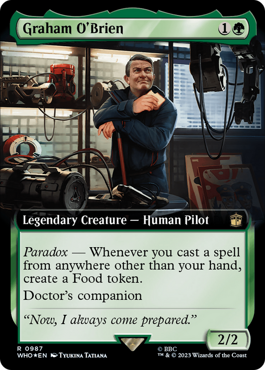 Graham O'Brien (WHO-987) (Extended Art) (Surge Foil)