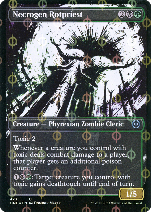 Necrogen Rotpriest (ONE-473) (Showcase) (Compleat Foil)