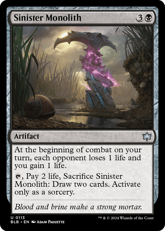 Sinister Monolith (BLB-113)