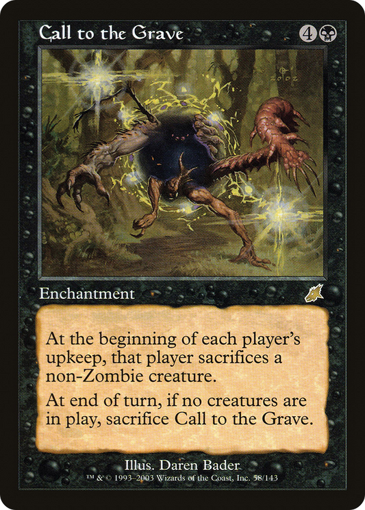 Call to the Grave (SCG-058) (Foil)