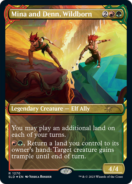Mina and Denn, Wildborn (SLD-1270) (Showcase) (Halo Foil)