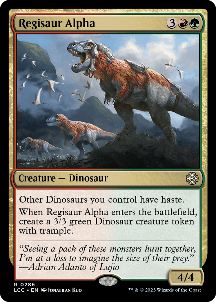 Regisaur Alpha (LCC-286)
