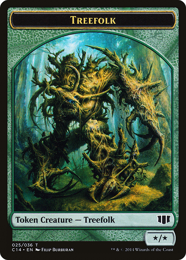 Treefolk Token (C14-25 // 26)