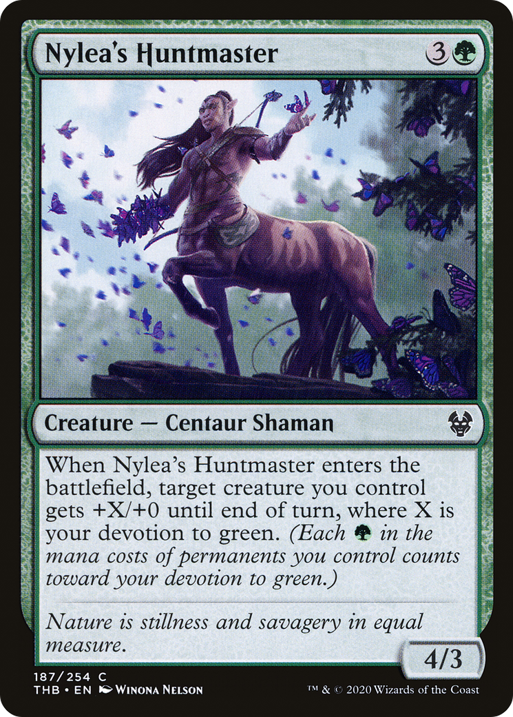 Nylea's Huntmaster (THB-187) (Foil)