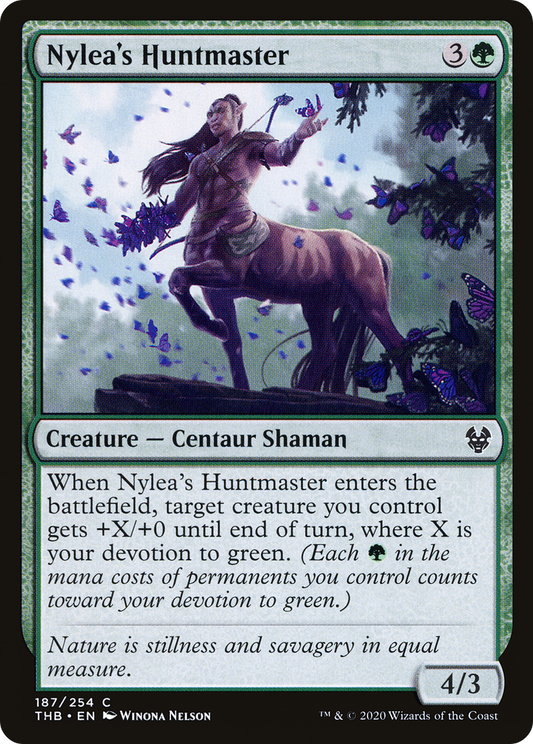 Nylea's Huntmaster (THB-187) (Foil)