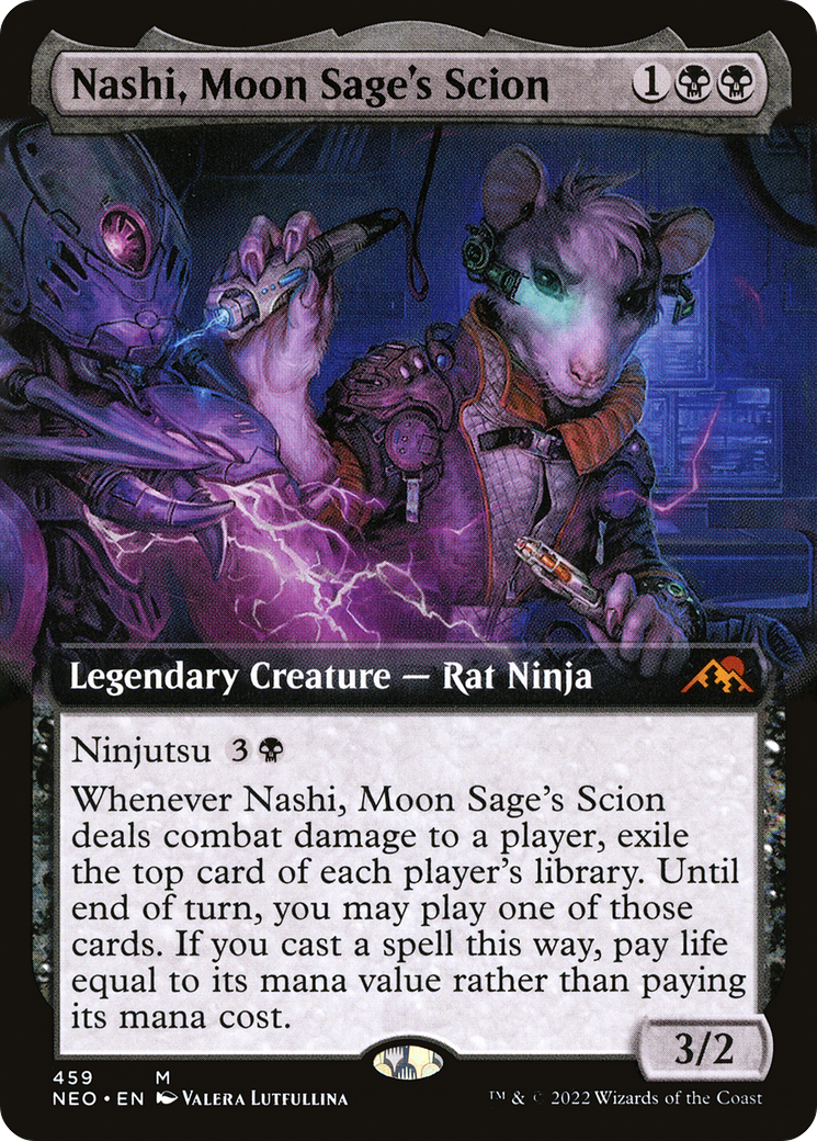 Nashi, Moon Sage's Scion (NEO-459) (Extended Art) (Foil)
