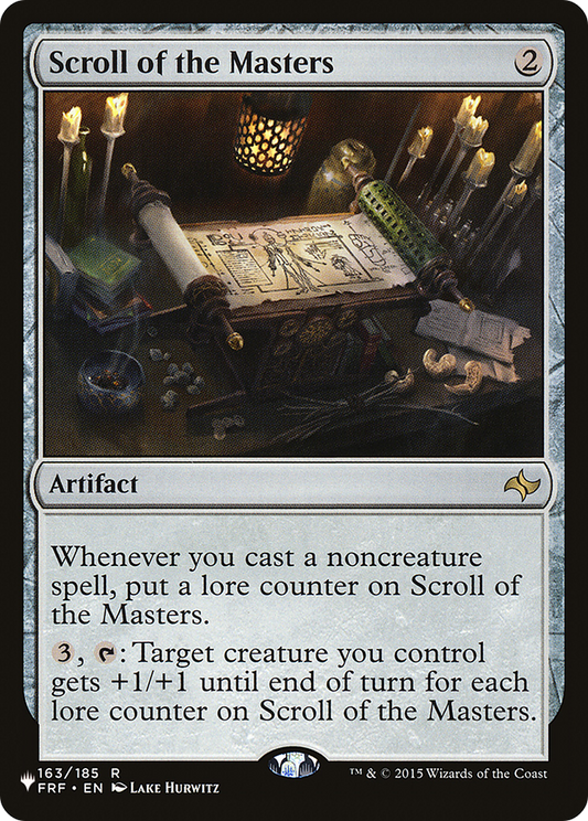 Scroll of the Masters (LIST-FRF-163)