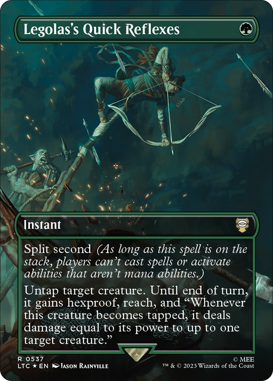 Legolas's Quick Reflexes (LTC-537) (Borderless) (Surge Foil)