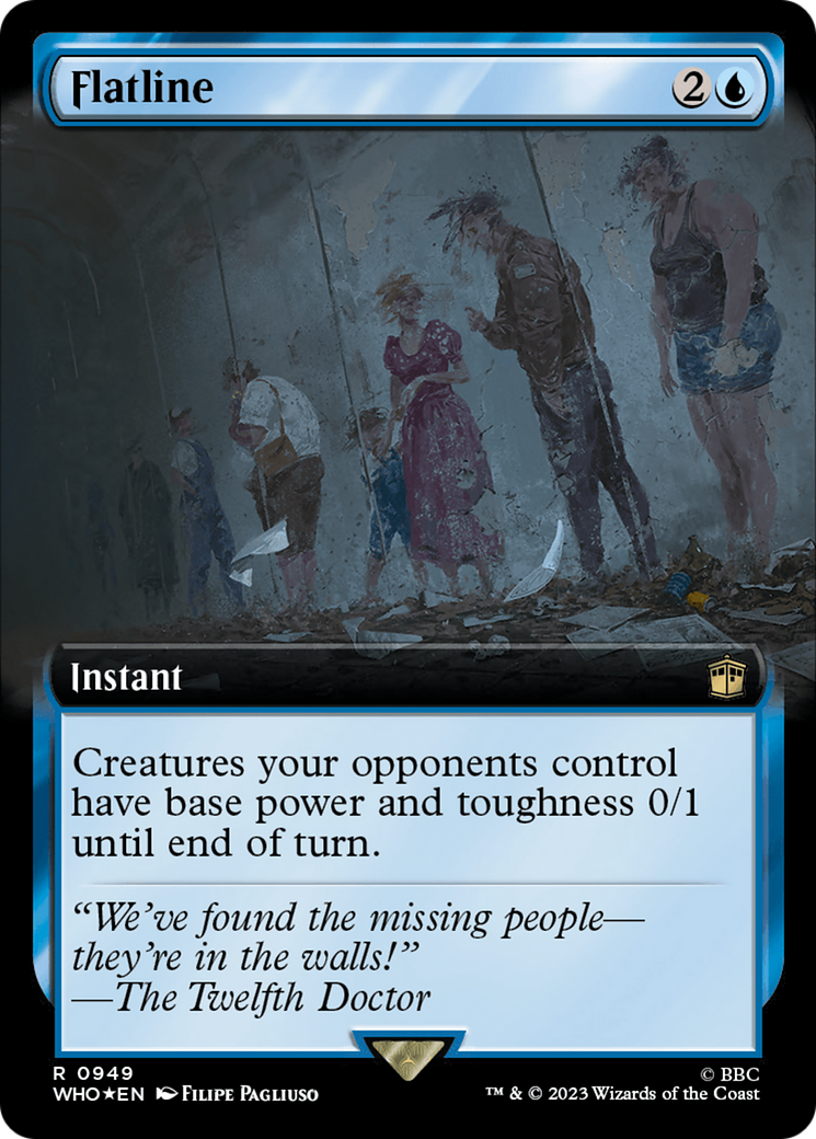 Flatline (WHO-949) (Extended Art) (Surge Foil)