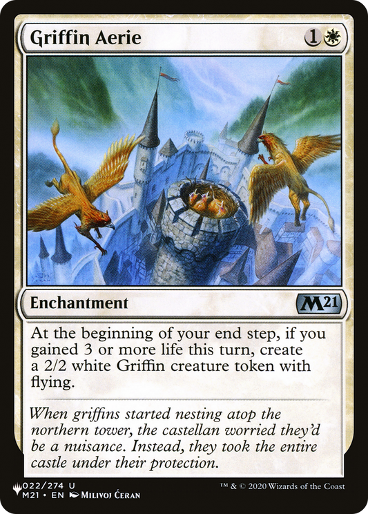 Griffin Aerie (LIST-M21-22)