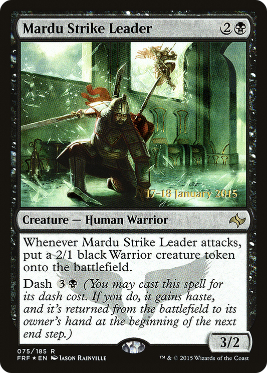 Mardu Strike Leader (PRE-75S) (Foil)