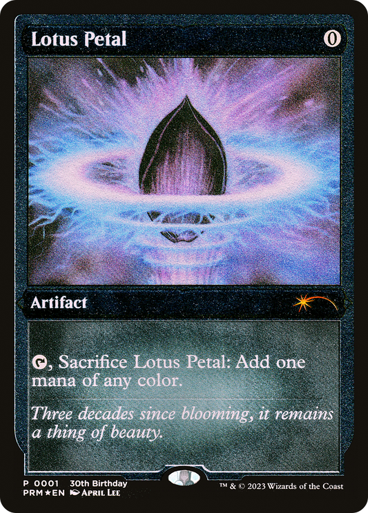 Lotus Petal (P30M-002) (Etched Foil)