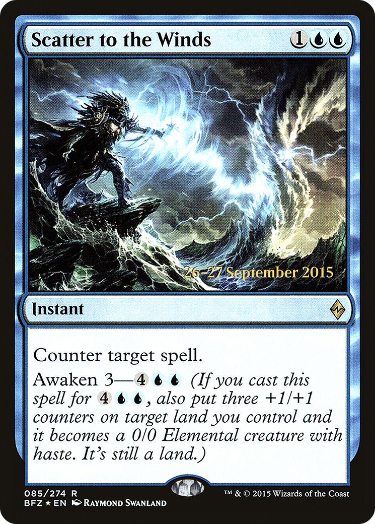 Scatter to the Winds (PRE-85S) (Foil)