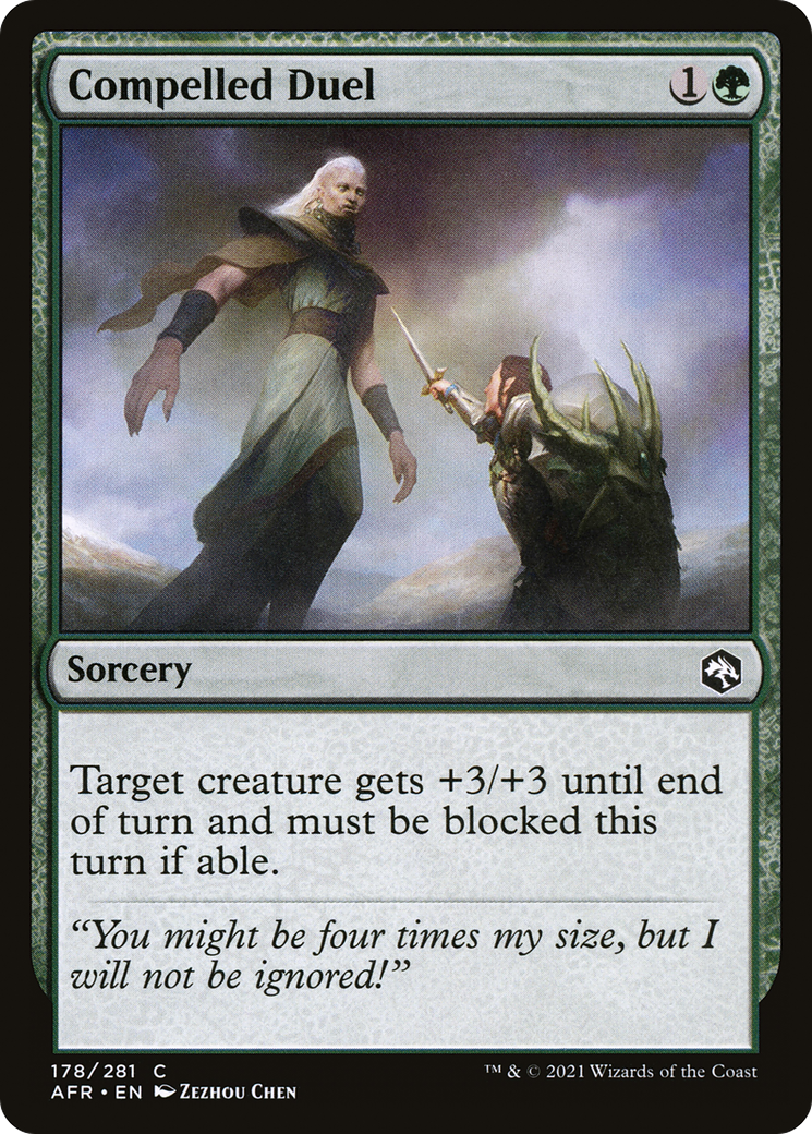 Compelled Duel (AFR-178) (Foil)