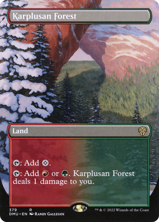 Karplusan Forest (DMU-379) (Borderless) (Foil)