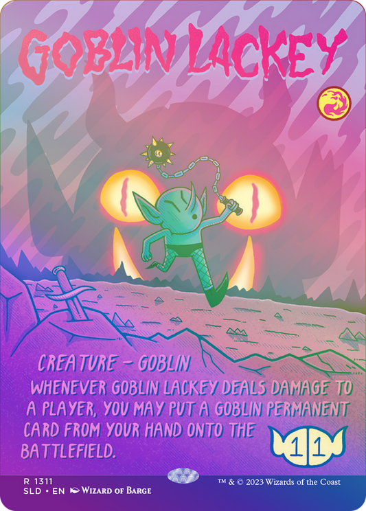 Goblin Lackey (SLD-1311★) (Borderless) (Foil)