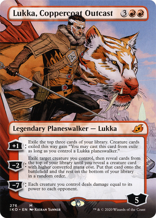 Lukka, Coppercoat Outcast (IKO-276) (Borderless)