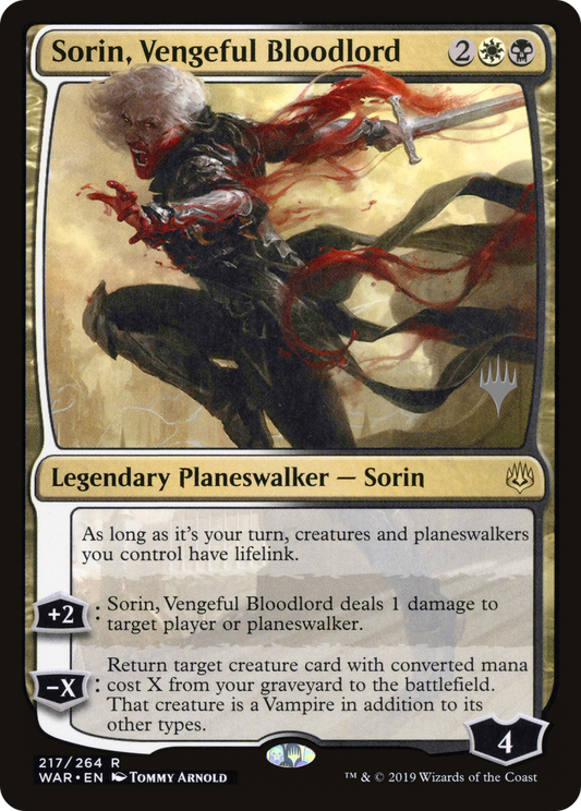 Sorin, Vengeful Bloodlord (PPELD-217P) (Foil)