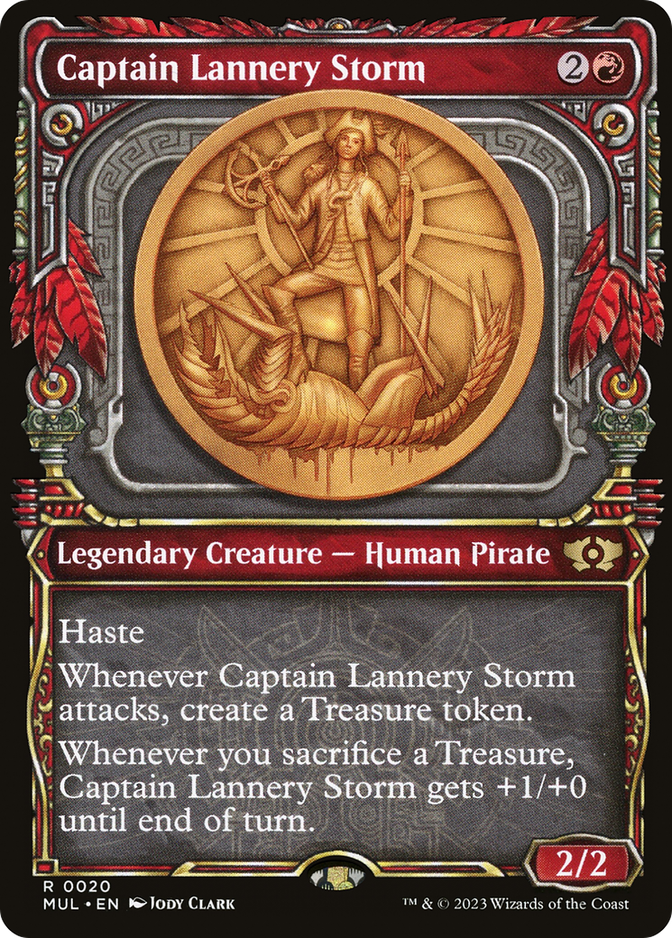 Captain Lannery Storm (MUL-020) (Showcase) (Foil)