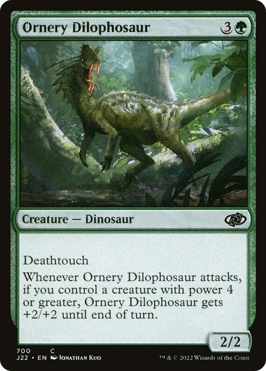 Ornery Dilophosaur (J22-700)