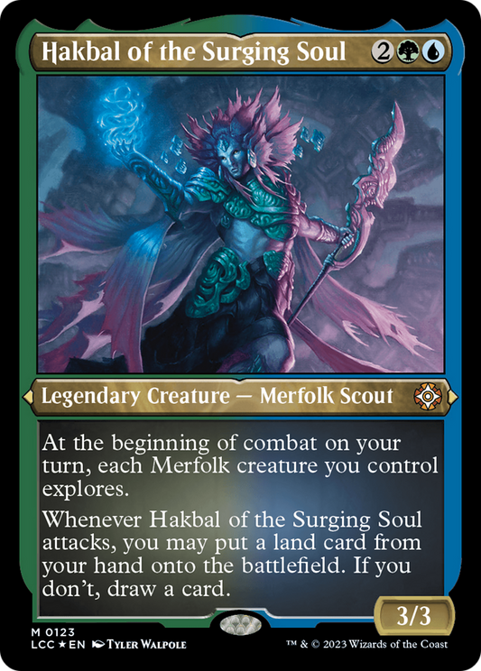 Hakbal of the Surging Soul (LCC-123) (Display Commander) (Foil)