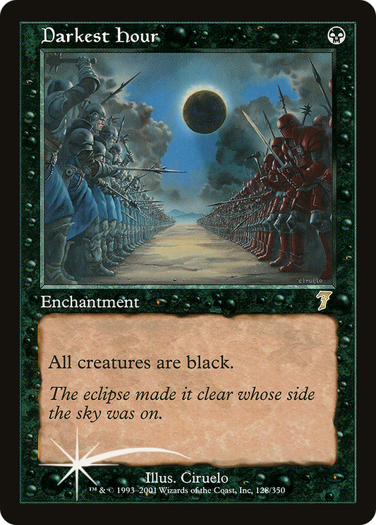 Darkest Hour (7ED-128★) (Foil)
