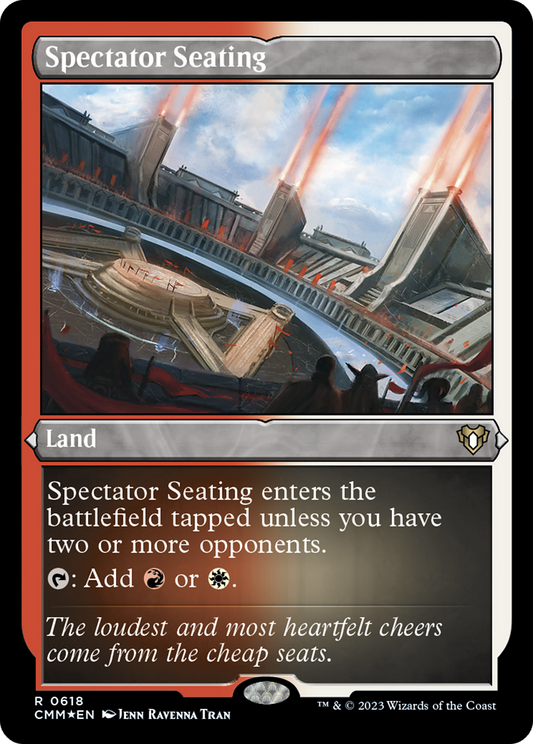 Spectator Seating (CMM-618) (Etched Foil)