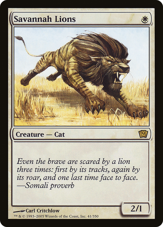Savannah Lions (9ED-41★) (Foil)