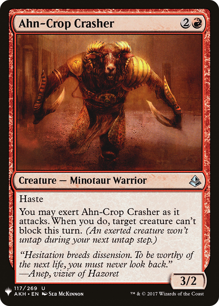 Ahn-Crop Crasher (LIST-AKH-117)