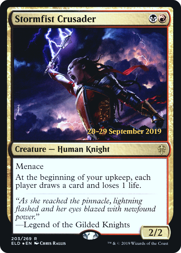 Stormfist Crusader (PRE-203S) (Foil)