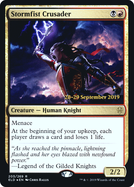 Stormfist Crusader (PRE-203S) (Foil)