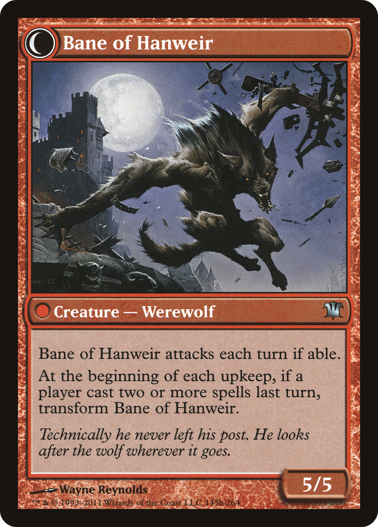 Hanweir Watchkeep // Bane of Hanweir (ISD-145) (Foil)