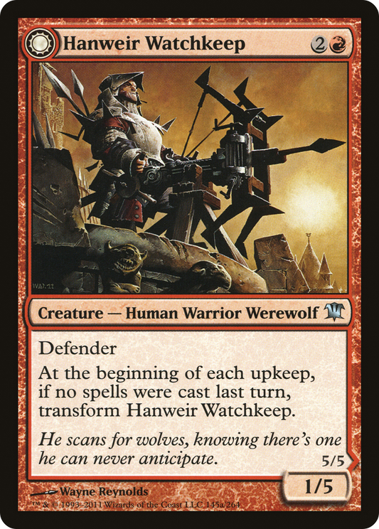 Hanweir Watchkeep // Bane of Hanweir (ISD-145) (Foil)
