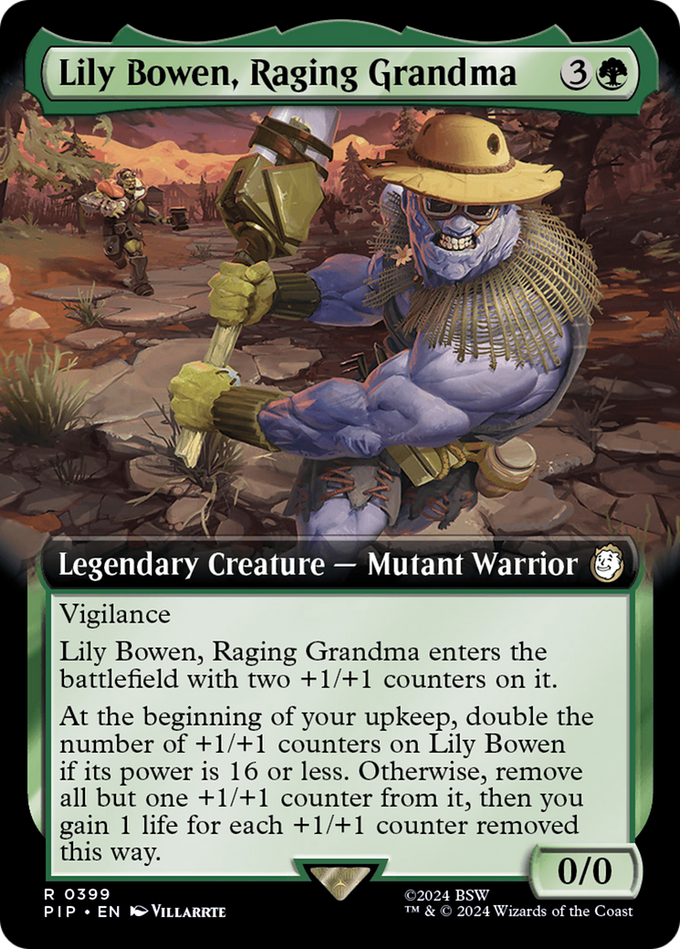 Lily Bowen, Raging Grandma (PIP-399) (Extended Art) (Foil)