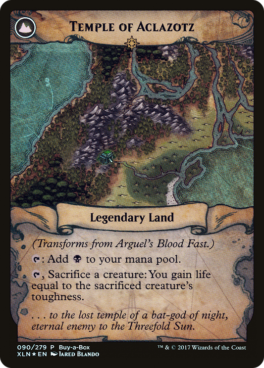 Arguel's Blood Fast // Temple of Aclazotz (BABP-090) (Foil)